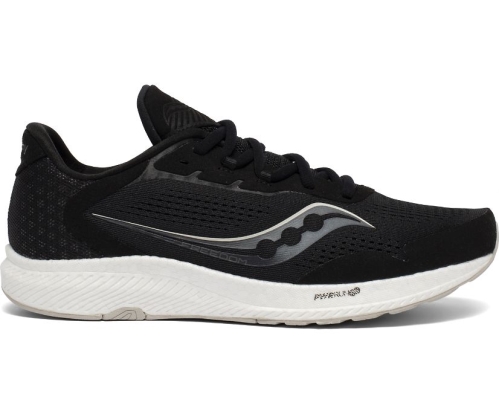 Tenis Saucony Freedom 4 Hombre Zapatillas Running Negras / Stone México MX-510-WD